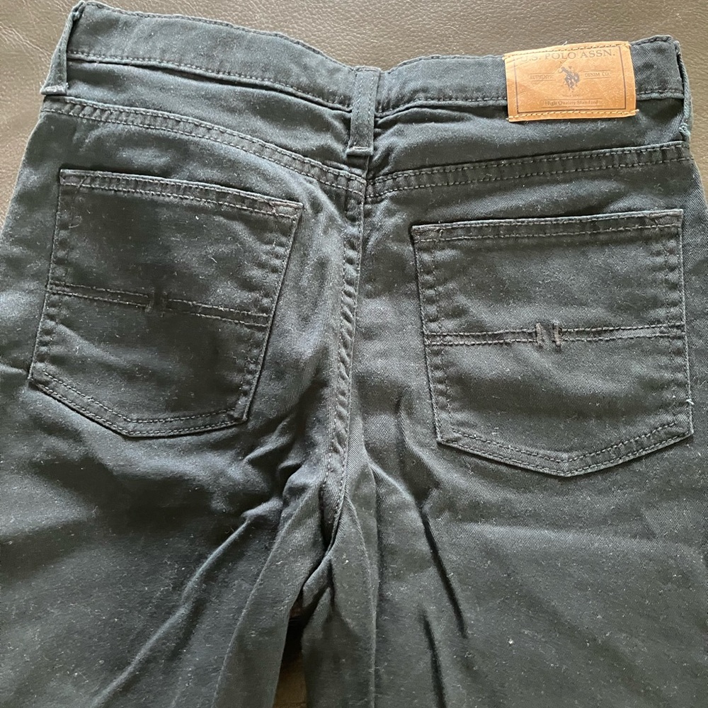U.S. Polo Assn. Boy’s Black Slim Fit Jeans Size 16. - Picture 2 of 3